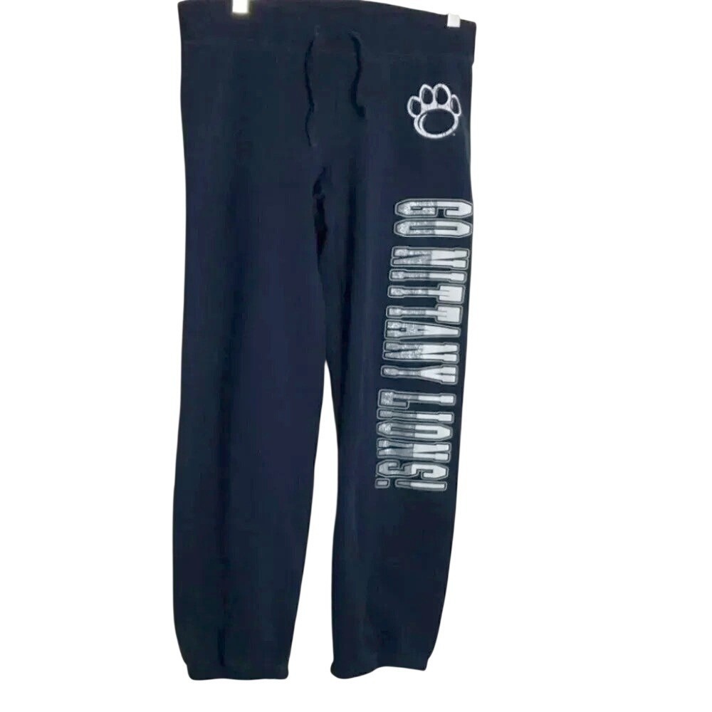 5th & Ocean Sweatpants Size 18 Navy Blue Penn State Nittany Lions Glitter Jogger